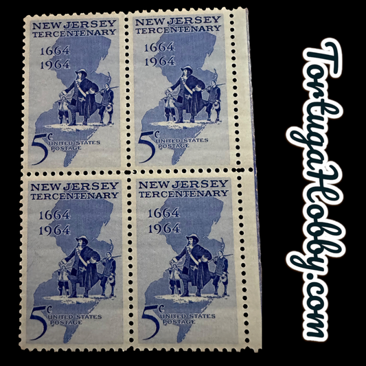 1964 - 5-cent 300th Anniversary Of New Jersey U.S. Postage Stamp - Scott -#1247