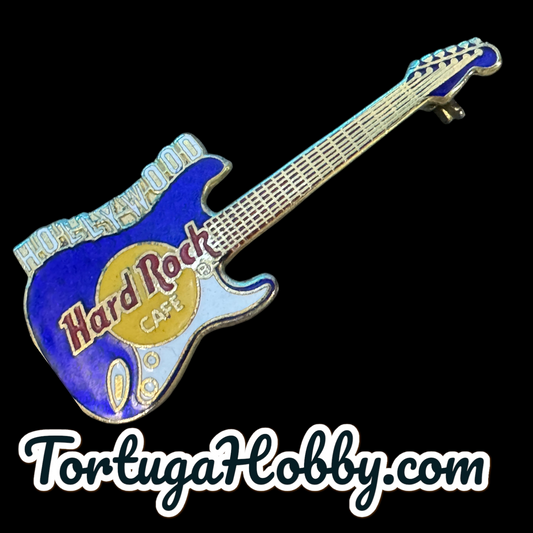 1995 Hard Rock Cafe - Hollywood - Guitar Shaped Collectible Souvenir Pin