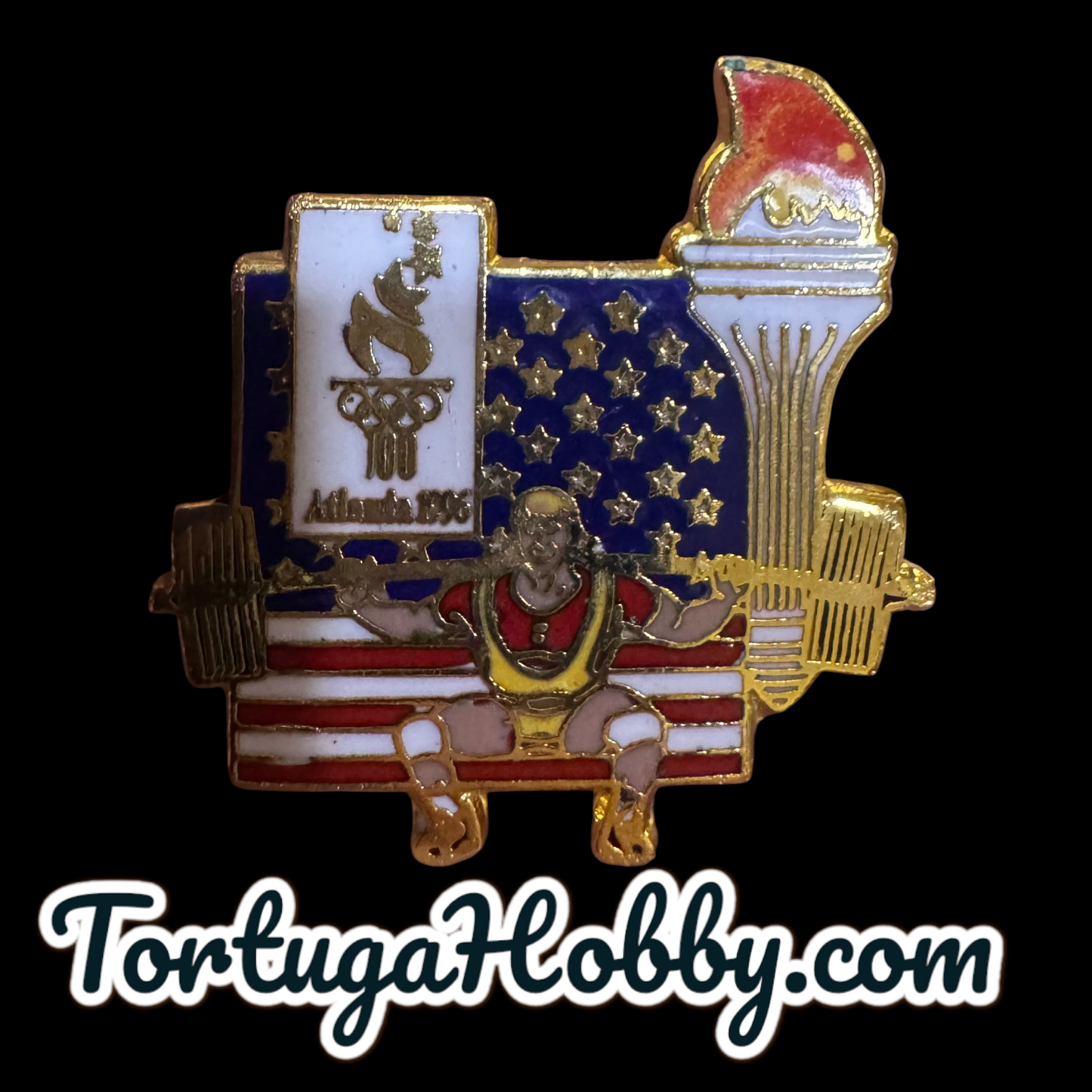 1996 Atlanta Centennial Official Olympic Three Pin Set