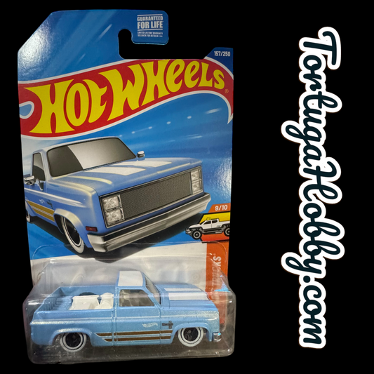2025 Hot Wheels Light Blue '83 Chevy Silverado HW Hot Trucks 9/10
