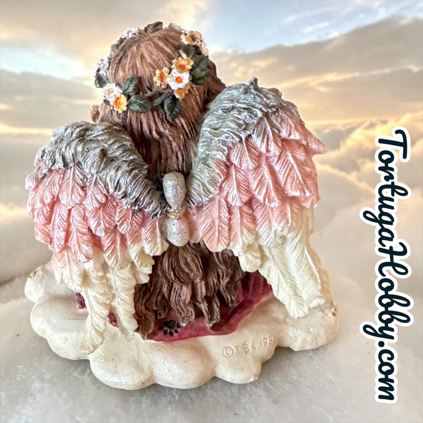 1999 - Boyds Bears Wee Folkstone - Remembrance Angelflyte...Time Flies