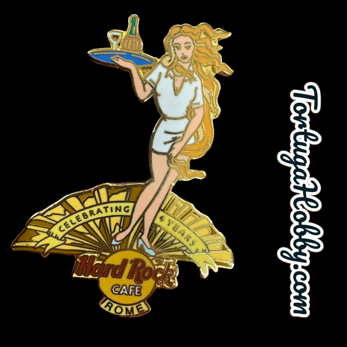 2002 - Hard Rock Cafe - Rome 4th Anniversary Pin - Only 700 Made