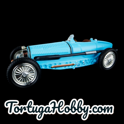 Hot Wheels Elite 64 Bugatti Type 59 Blue