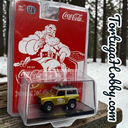 2025 M2 Machines Christmas Coca Cola 1966 Ford Bronco