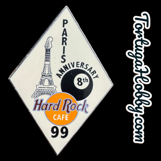1999 - Hard Rock Cafe - Paris - 8th Anniversary Pin