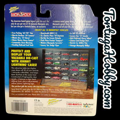 1991 - Johnny Lightning- Monopoly- Electric Company Cargo Van With Game Token