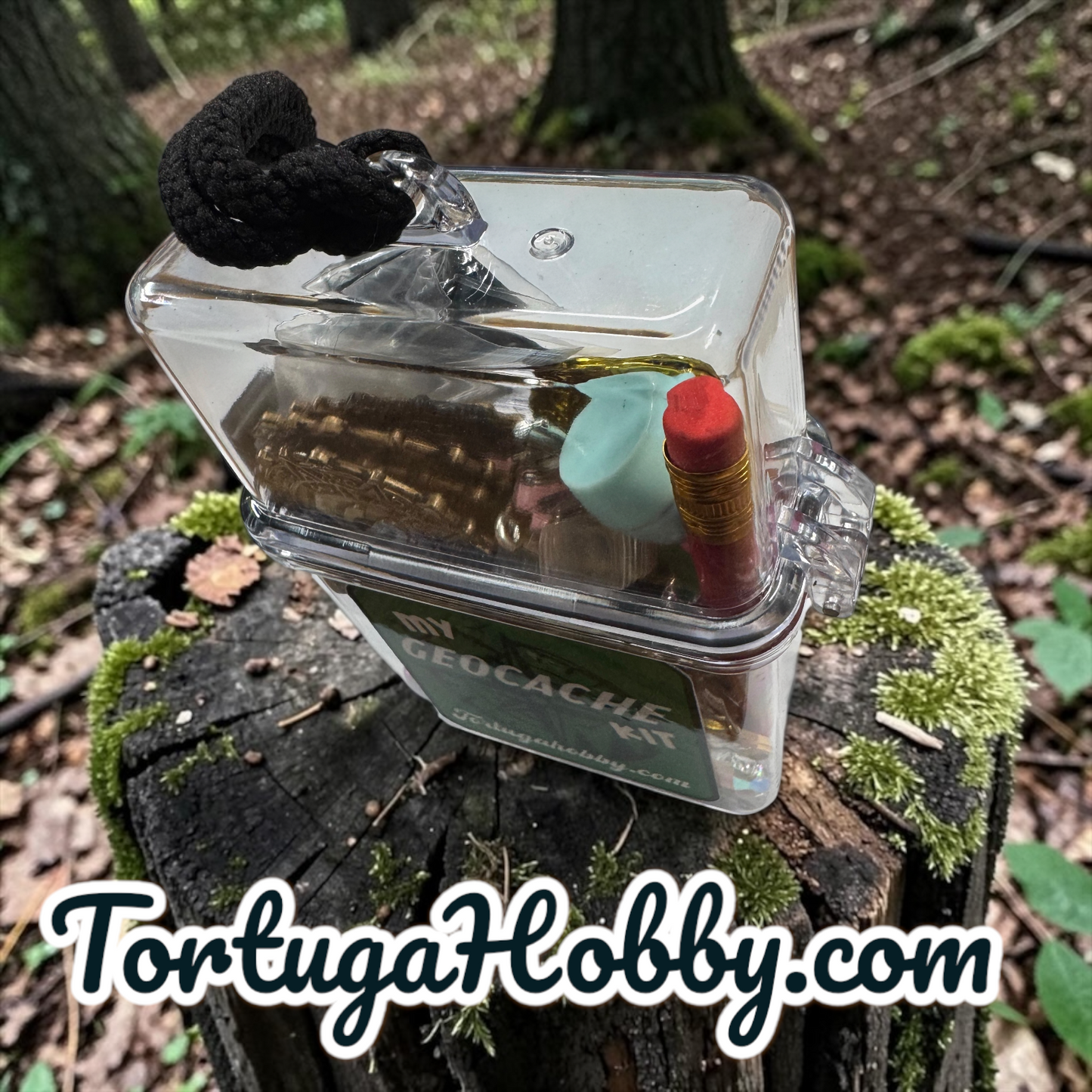 Geocache Treasure Hunting Kits w/ Carrying Case