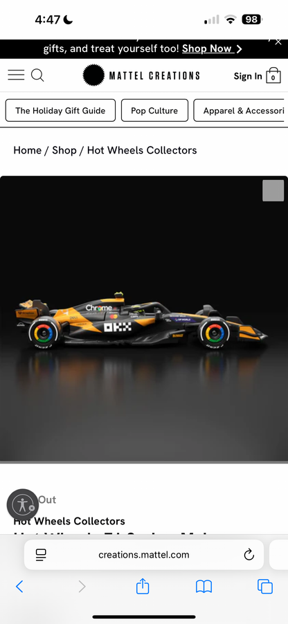 2024 - Hot Wheels - Premium McLaren Formula 1 Team #4