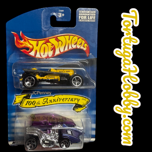 2002 Hot Wheels 2-Car Pack JC Penney 100th Anniversary