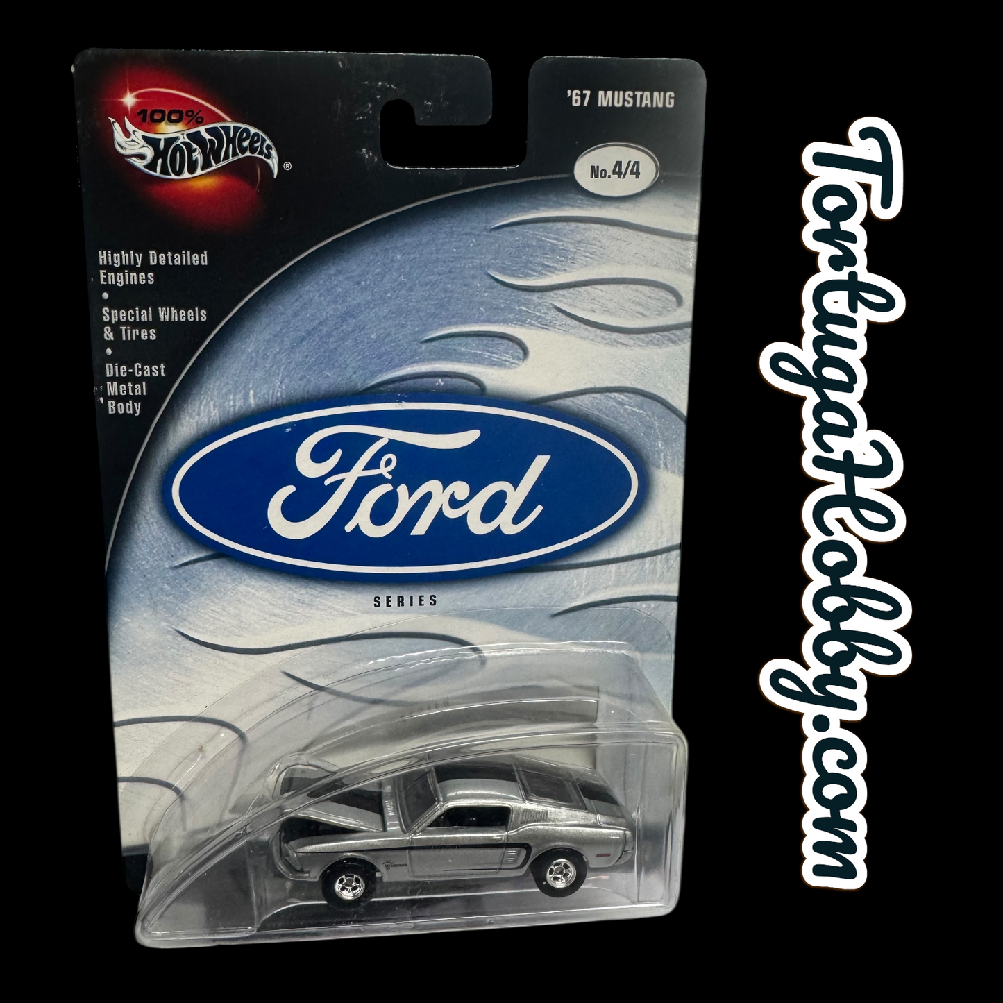 2002 - 2 Hot Wheels/ FORD Series ( #4/4 : '67 Mustang In Red And Silver.