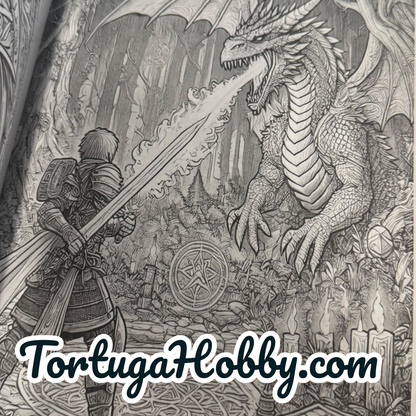 Dungeon Masters Coloring Book. 100+ Pages.