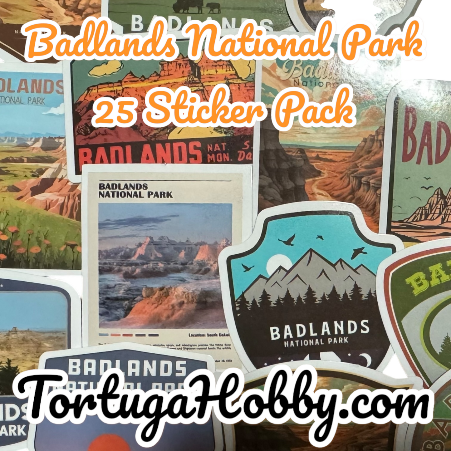 National Park Series - 25 Sticker Pack - Show Your Love for the outdoors or your favorite National Park.