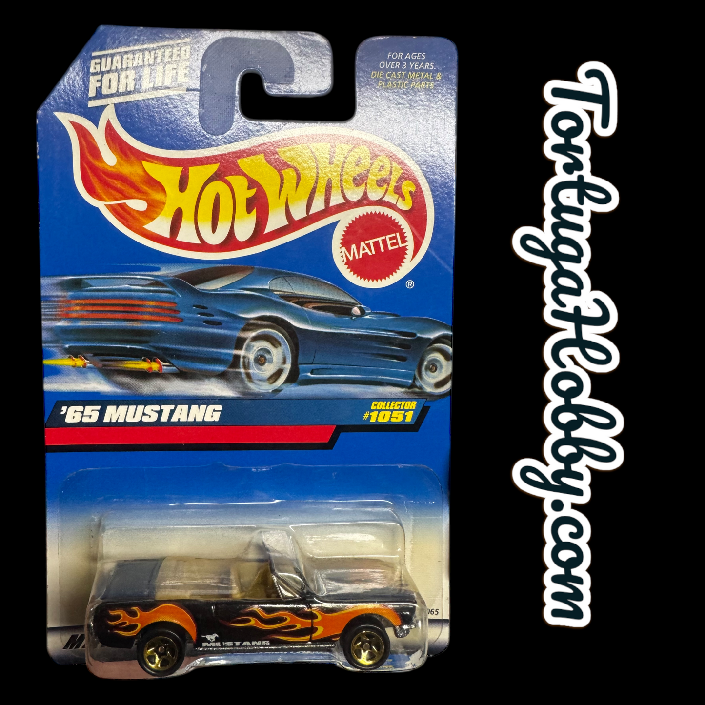 1995 - Hot Wheels - 65’ Mustang - Mainline - 3 Cars Included.