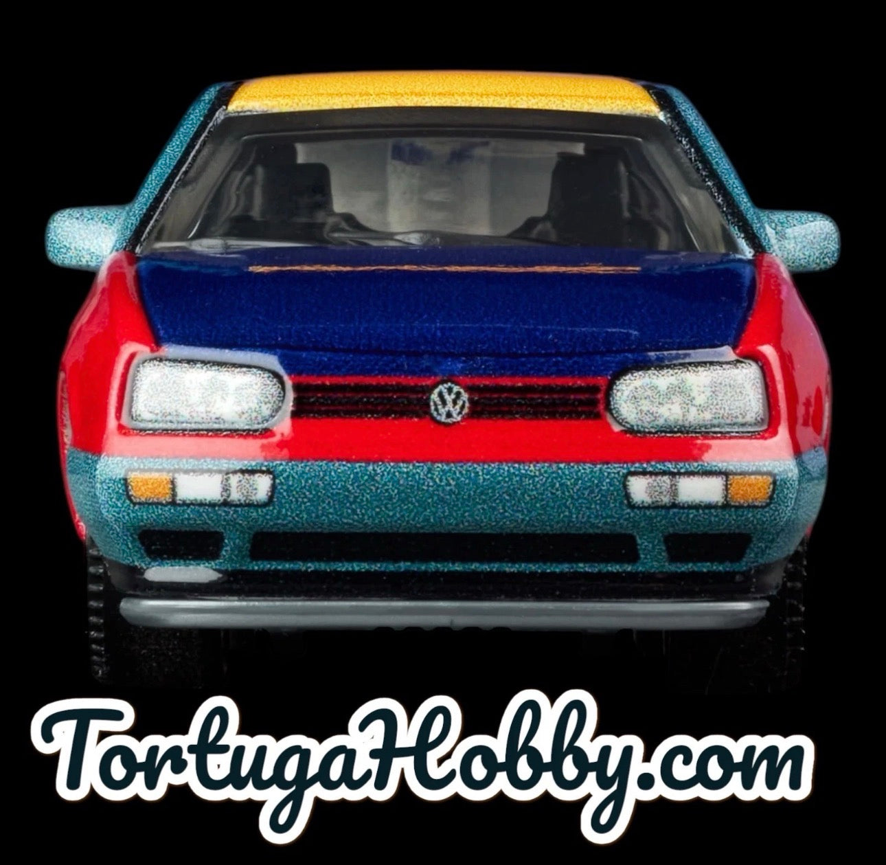 2023 - Matchbox Collectors - 1995 Volkswagen Gold MK3 Harlequin. First Edition