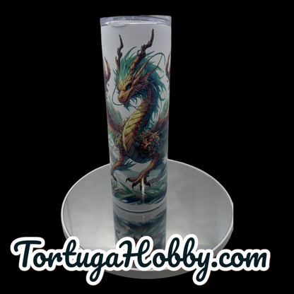 Tumblers - Tolkeins Dragon - Thin Stainless Steel 20oz Tumbler