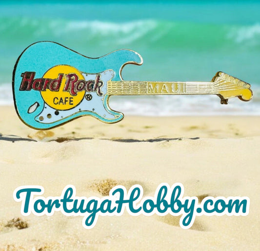 1987 - Hard Rock Cafe - Maui - Classic Guitar Fender Stratocaster Guitar Pin