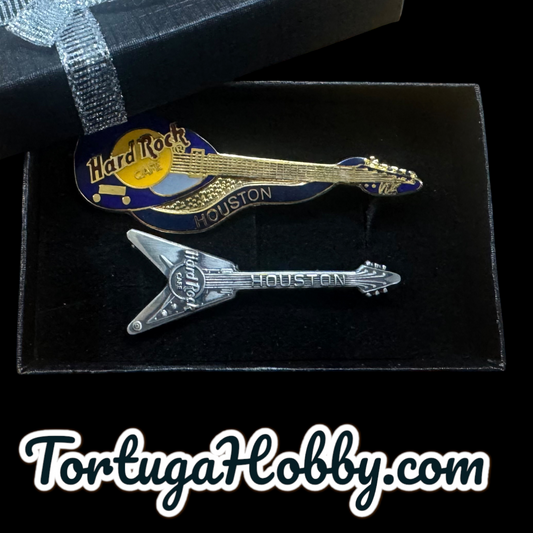 1999 - Hard Rock Cafe  - Houston - Includes Sterling Silver Flying V