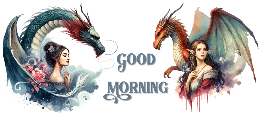 Coffee Cup - Dragon Good Morning Mug - perfect for your favorite cup of coffee.