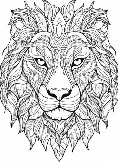 Coloring Book - My Animal Designs Adult Coloring Book