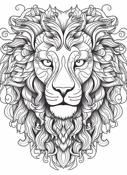 Coloring Book - My Animal Designs Adult Coloring Book