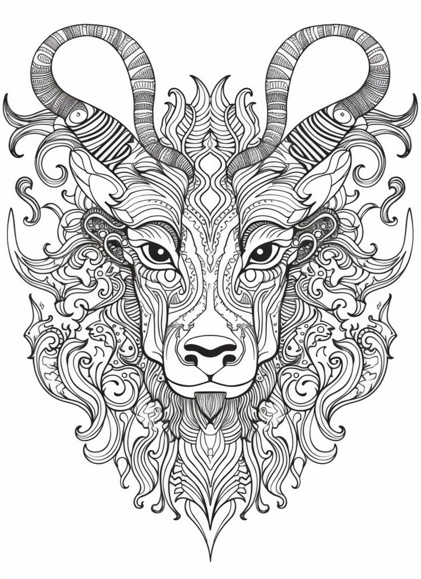 Coloring Book - My Animal Designs Adult Coloring Book