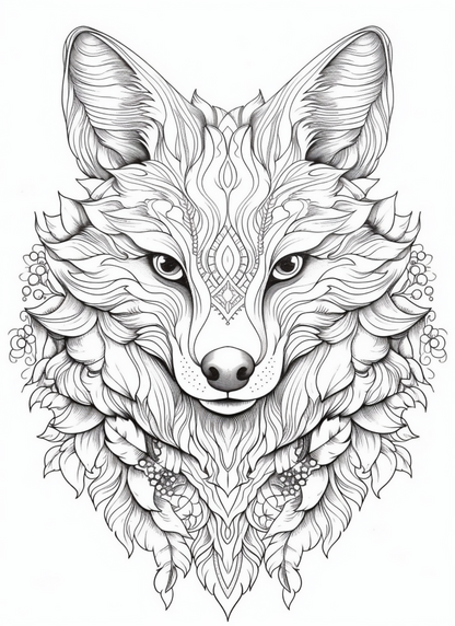Coloring Book - My Animal Designs Adult Coloring Book