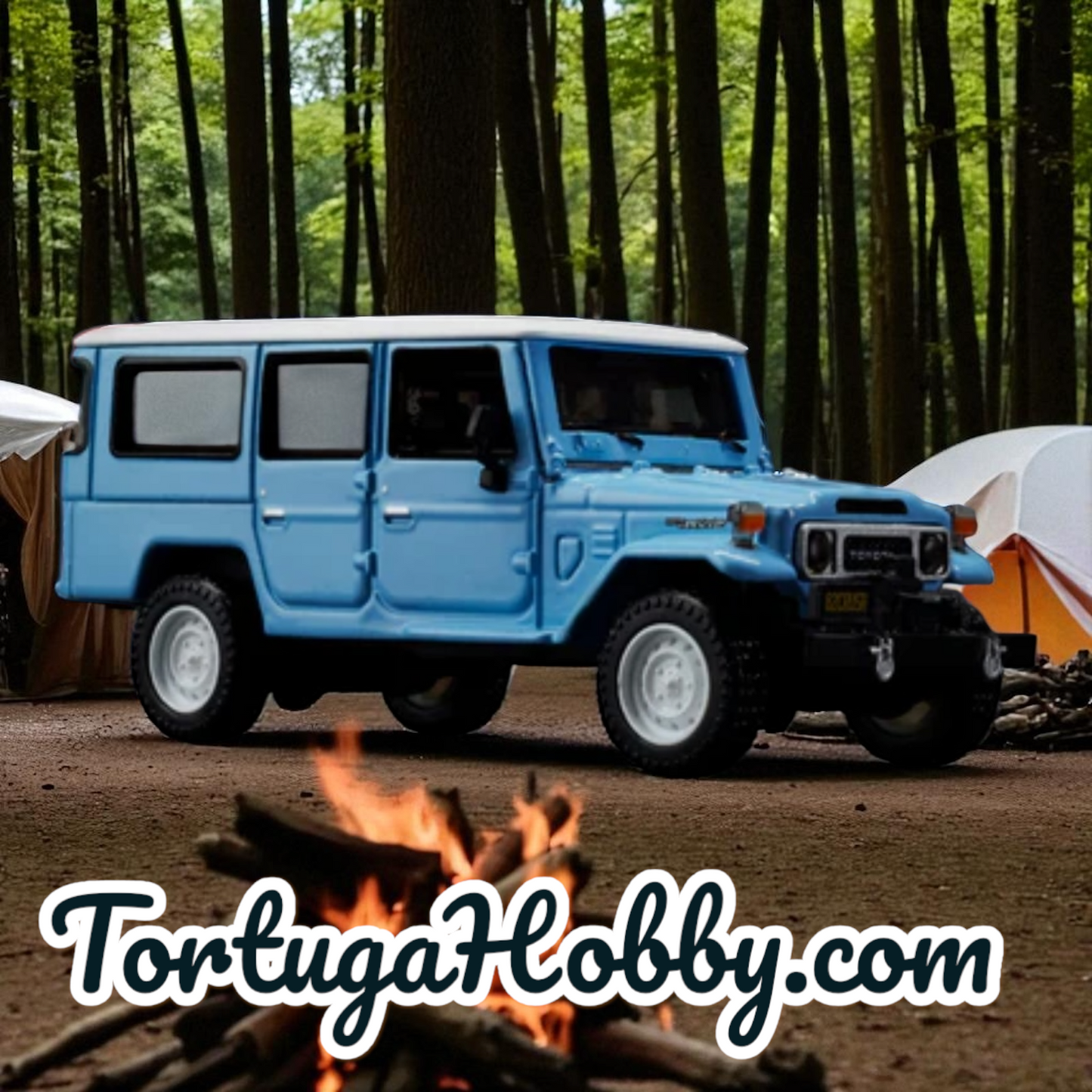 2025 - Hot Wheels - Elite 64 - Mod Shop 1982 Custom Toyota Land Cruiser FJ45