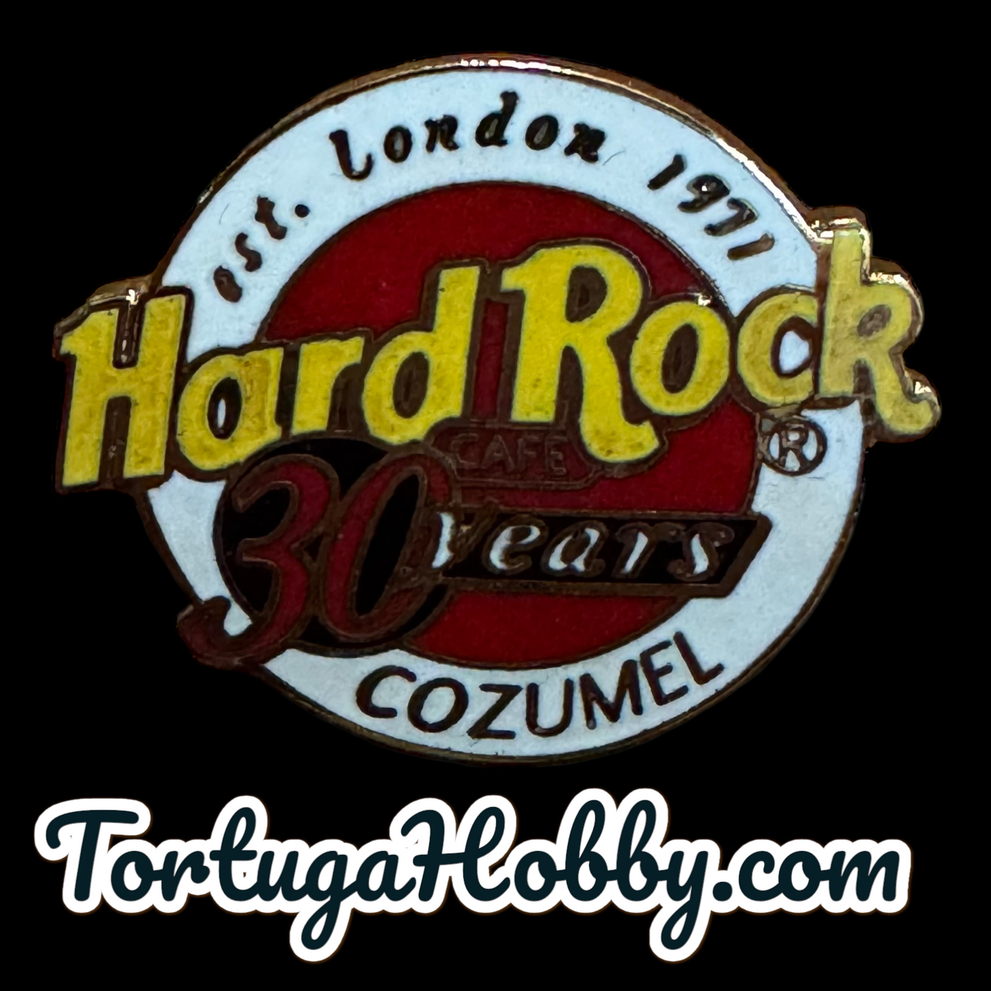 2001 - Hard Rock Cafe - Cozumel - Old School HRC Logo Pin
