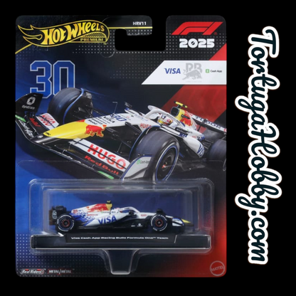 2025 Hot Wheels Premium Visa Cash App Racing Bulls Formula 1® Team #30