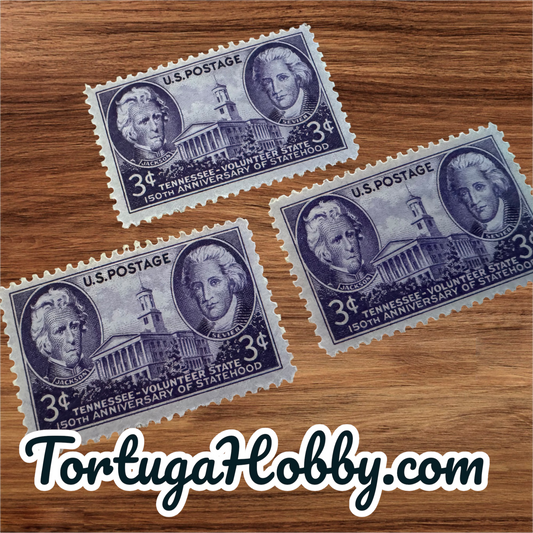 1946 - 150th Anniversary Of Tennessee Statehood - Includes 3 Stamps