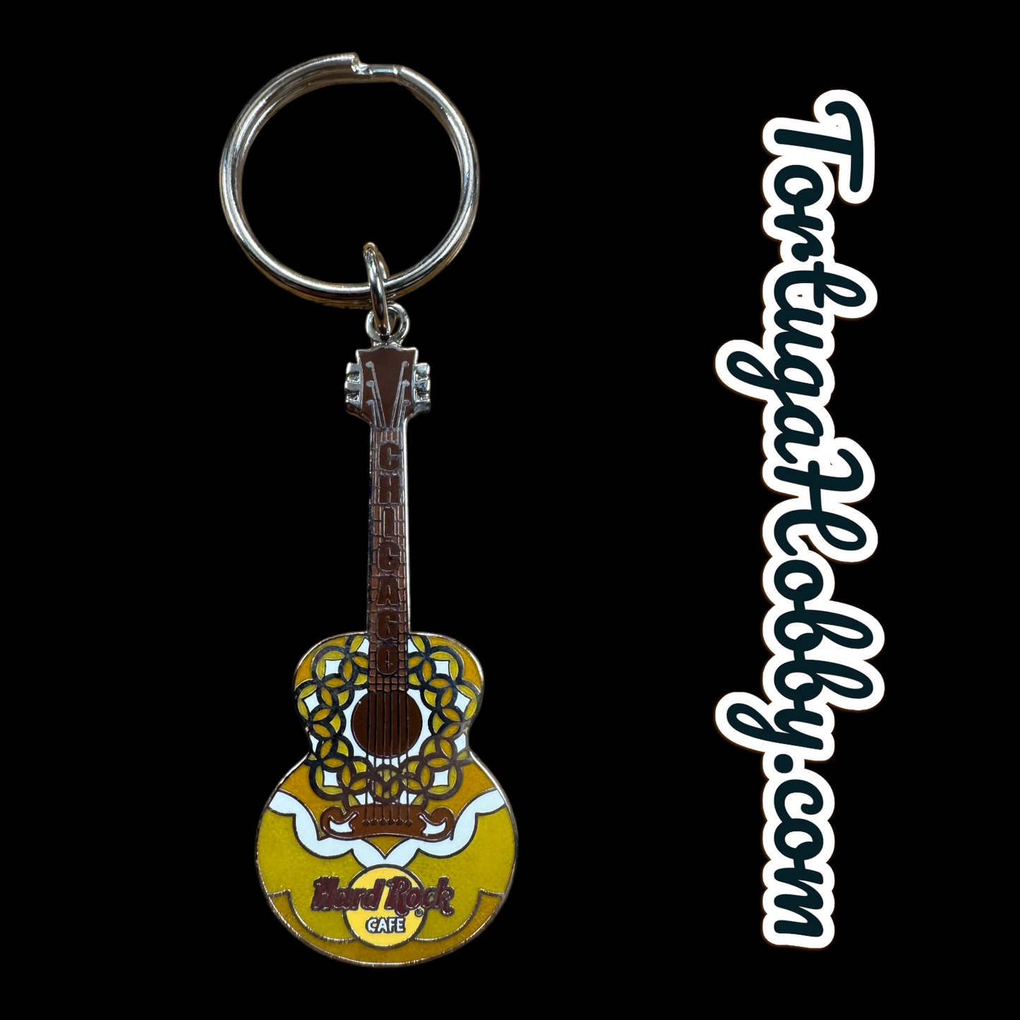 2001 - Hard Rock Cafe - Chicago - Keychain