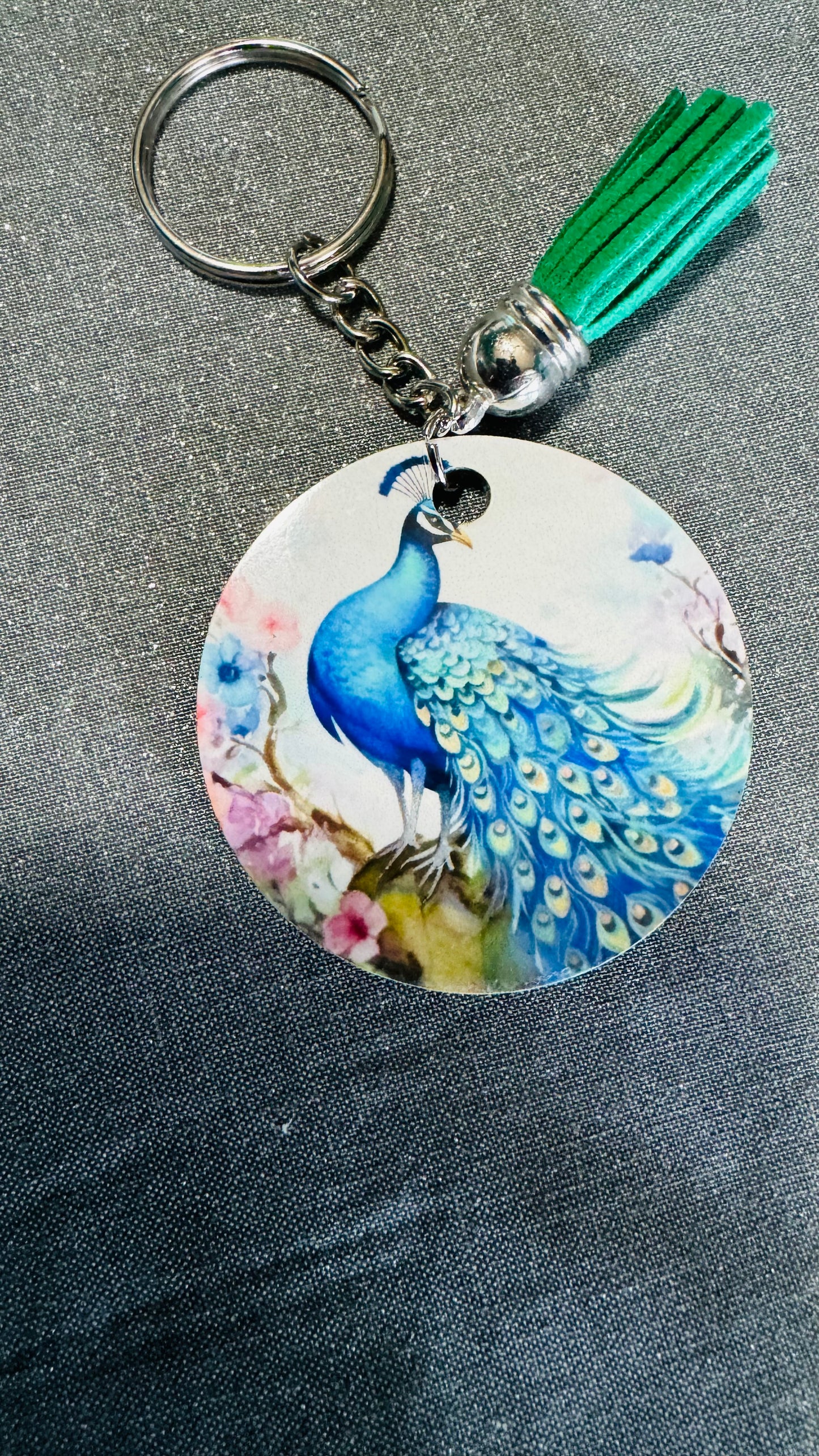 Keychain - Peacock Artisan Keyring Keychain - Unique Gift Idea