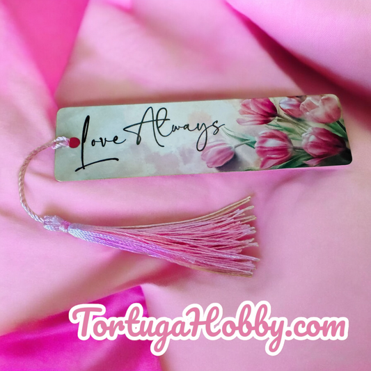 Bookmark - Love - Aluminum Artisan Bookmark