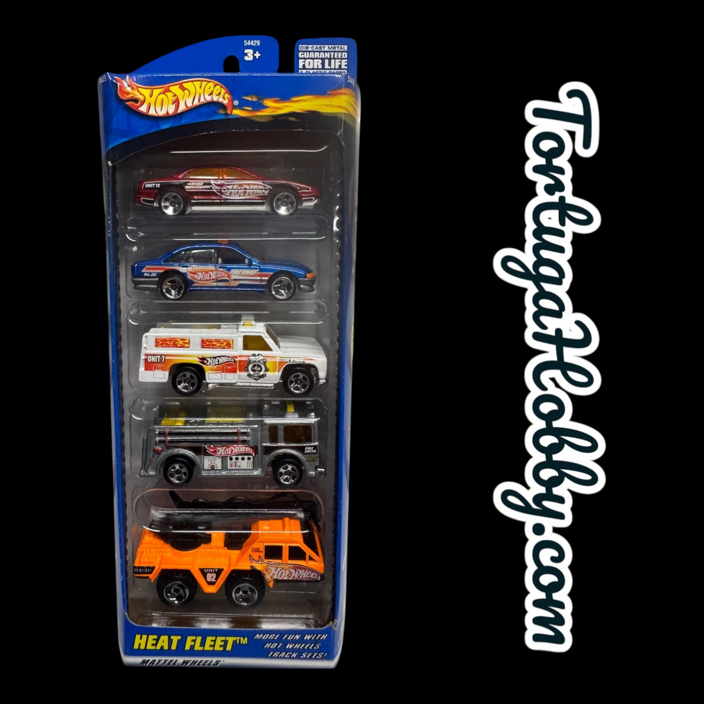 2000 - Hot Wheels - Heat Fleet 5-Pack Gift Set - Rescue Vehicles