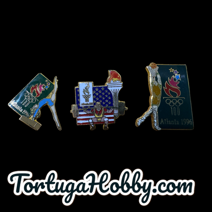 1996 Atlanta Centennial Official Olympic Three Pin Set