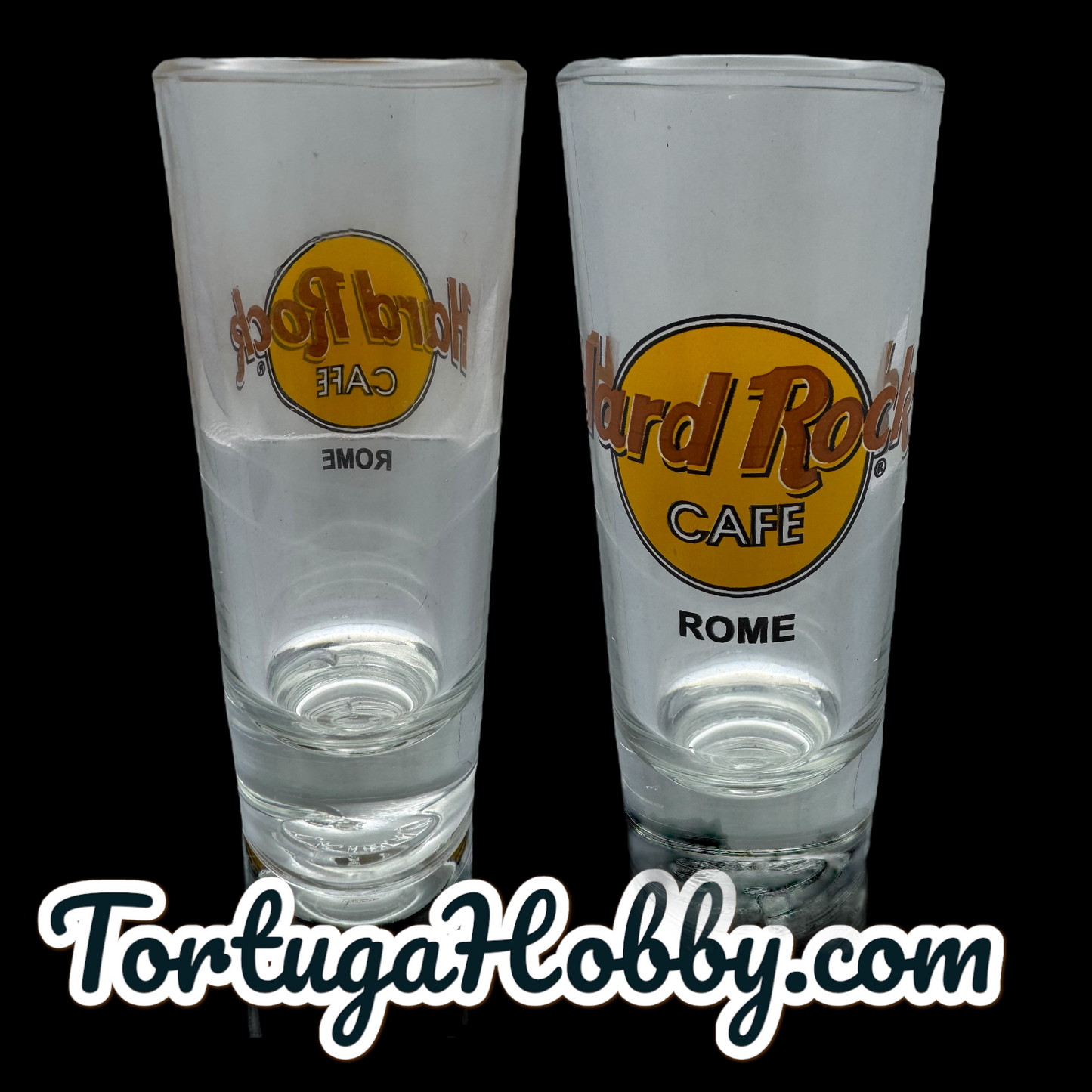 Hard Rock Cafe - Rome - 4" Tall Shot Glass