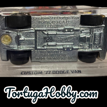 2017 - Hot Wheels - Mainline - Custom 1977 Dodge Van Chrome