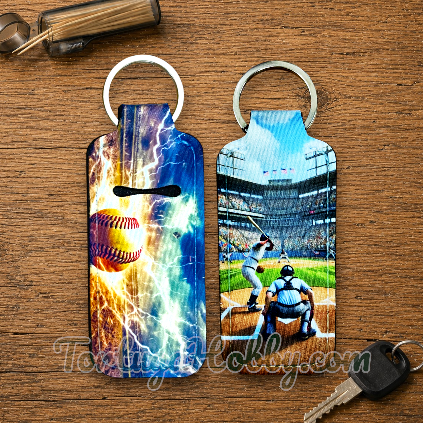 Toothpick Buddys™ Keychain Toothpick Holder | Portable Toothpick Cases