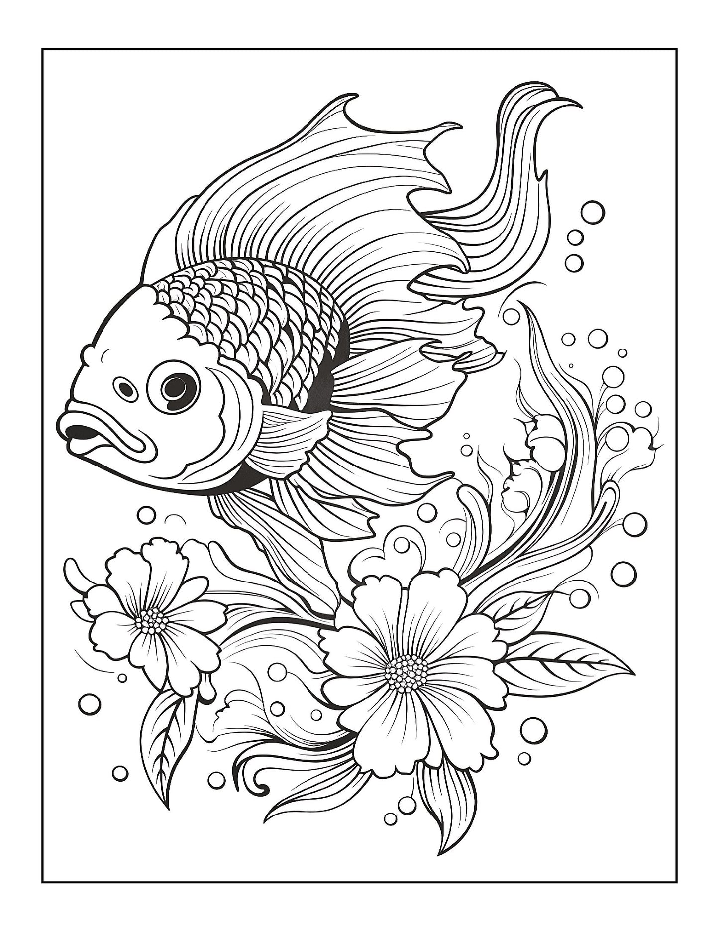 Coloring Book - Blossoms & Beasts