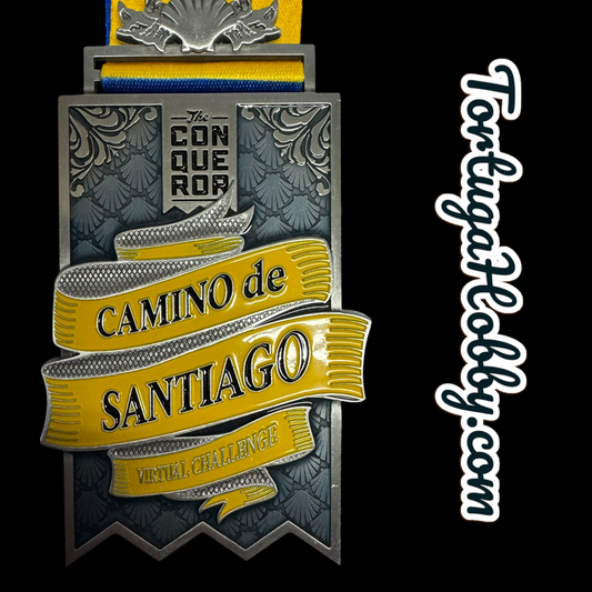 The Conqueror- Camino de Santiago - High Quality Finishers Medal.