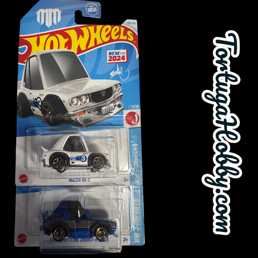 2025 - Hot Wheels - Mainline - Tuned Nissan Skyline and Mazda