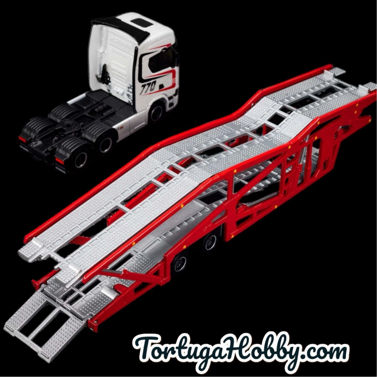 2025 Hot Wheels Collectors - Elite 64 - Scania 770 S Car Hauler