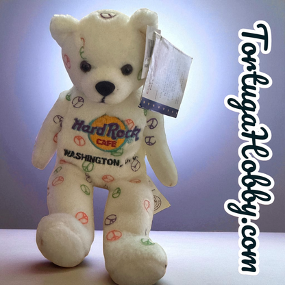 2004 - Hard Rock Café Bear - Washington DC - Peace Beara- Herrington Bear