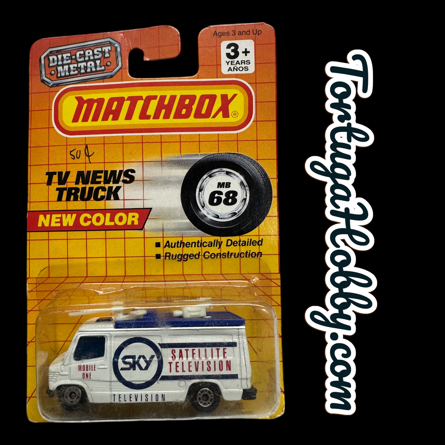 1990 - Matchbox TV News Truck and Breakdown Truck
