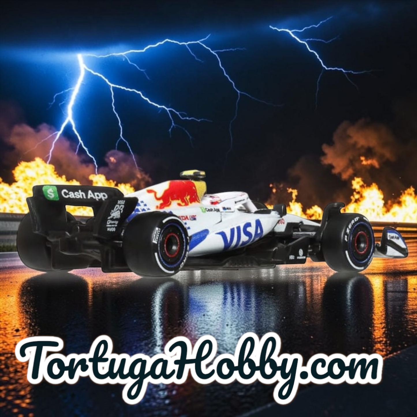 2025 Hot Wheels Premium Visa Cash App Racing Bulls Formula 1® Team #30