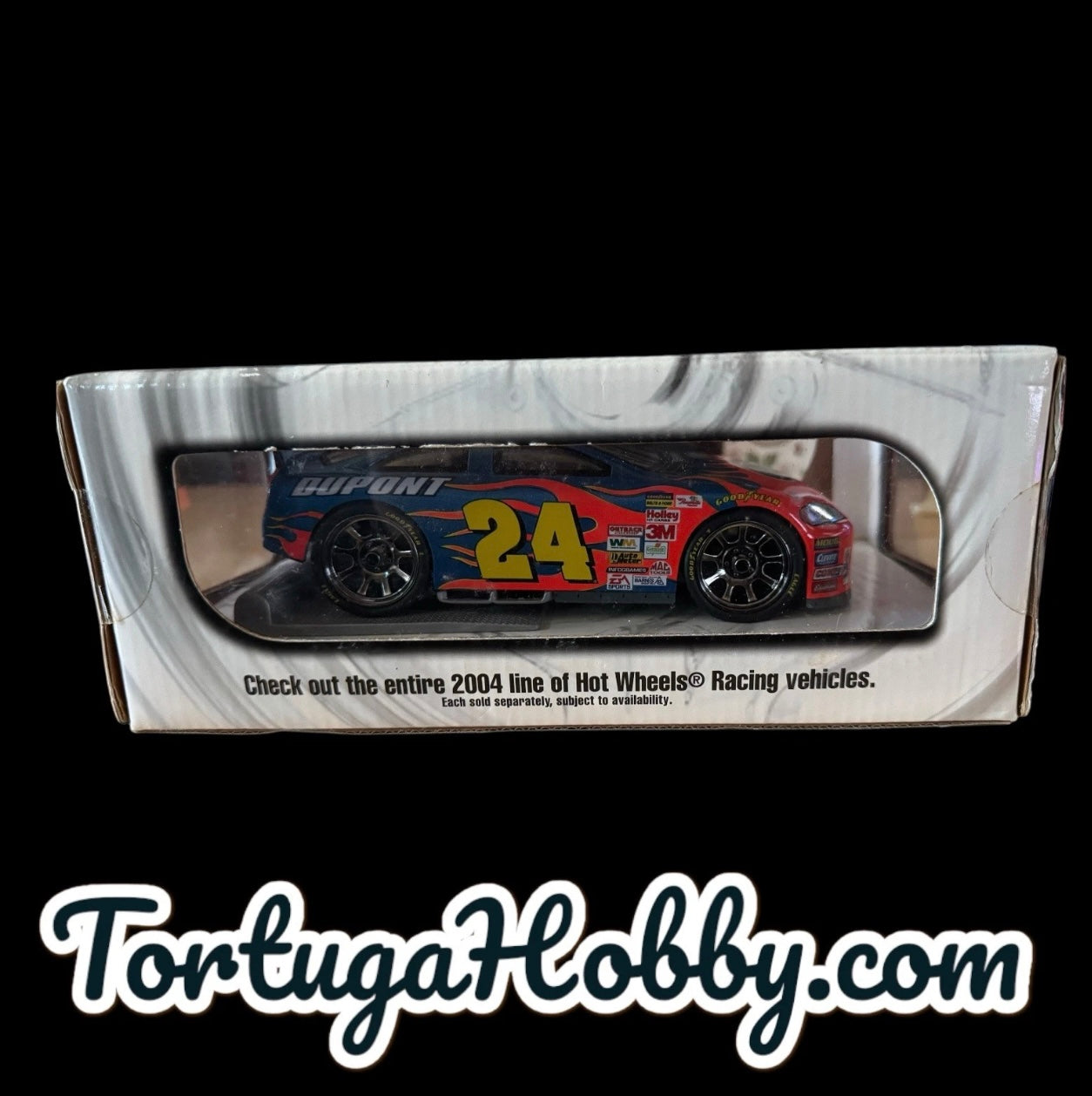 2003 Hot Wheels Jeff Gordon Stockerz 1:24 Scale NASCAR Dupont Flames