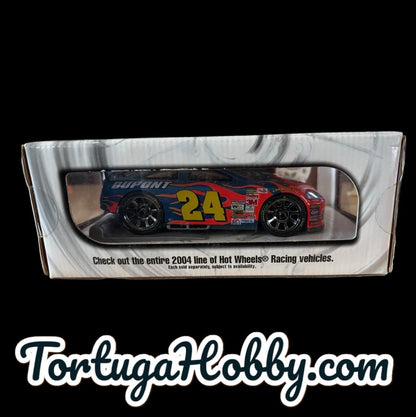 2003 Hot Wheels Jeff Gordon Stockerz 1:24 Scale NASCAR Dupont Flames