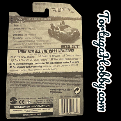 2011 - Hot Wheels - #35 New Models 35/50 - DIESEL DUTY