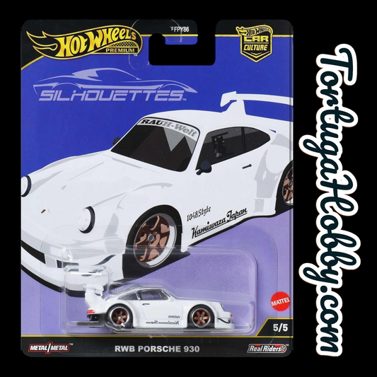 2025 Hot Wheels - Premium Silhouettes - RWB Porsche 930 - White