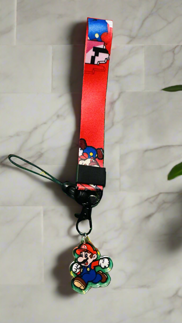 Lanyards - Mario from Nintendo’s Mario Brothers Lanyard & Keychain Gift Set